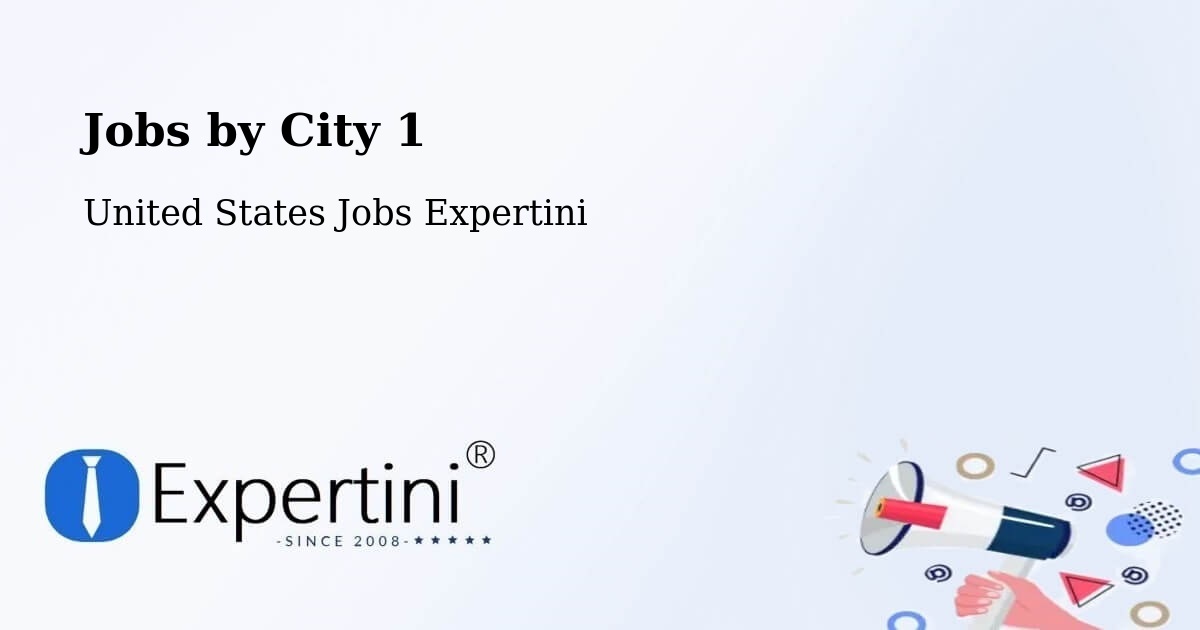 City Jobs in United States - Expertini